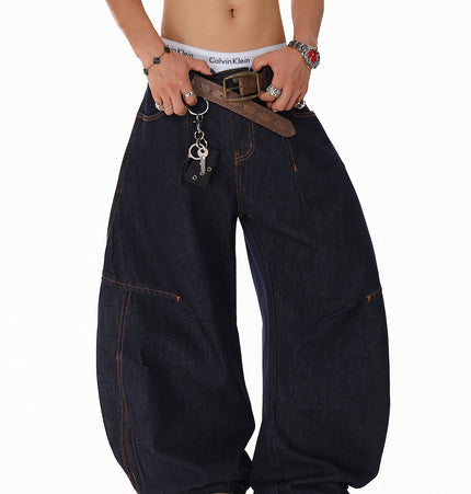 Vintage Deconstructed Scimitar Jeans