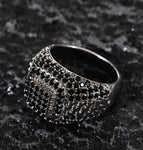No. 7 / Silver black diamond