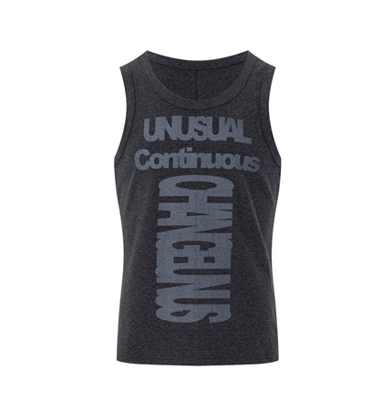 Letter Print Slim-Fit Tank