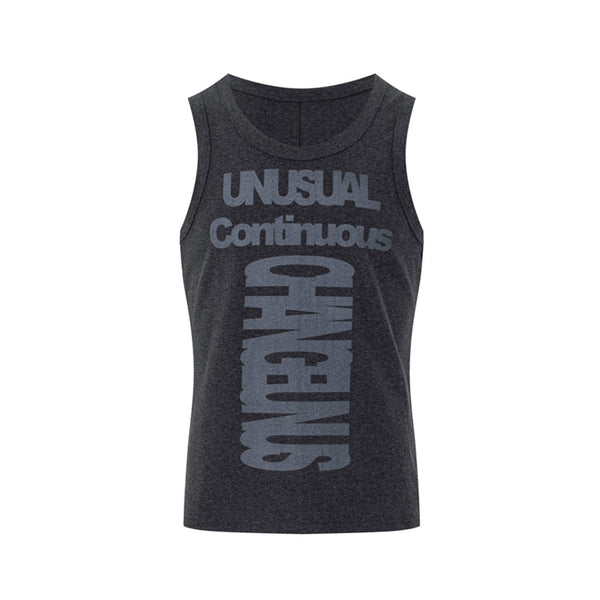 Letter Print Slim-Fit Tank — 2