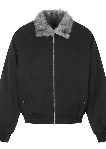 Faux-Fur Collar Pilot Jacket