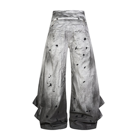 Inkjet Graded Wide Denim