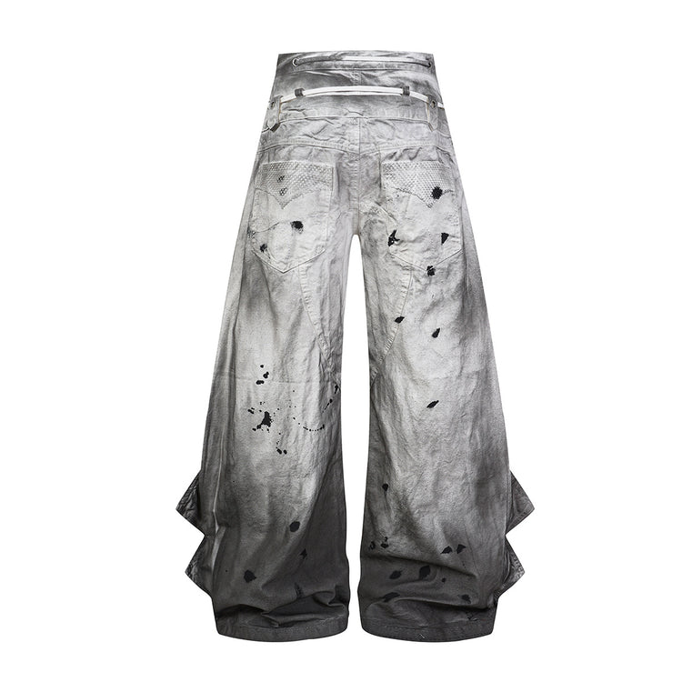 Inkjet Graded Wide Denim