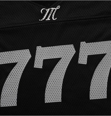 Mesh Cut-Out Mesh Jersey