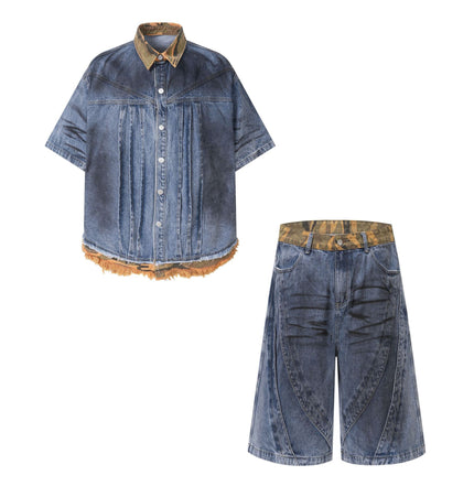 Raw Edge Denim Shirt III