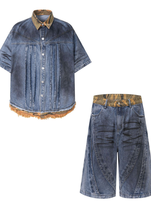 Raw Edge Denim Shirt III
