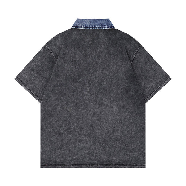 Washed Letter Polo