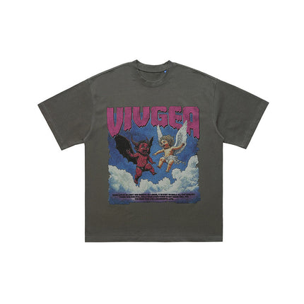 Heavy Small-Neckline Tee