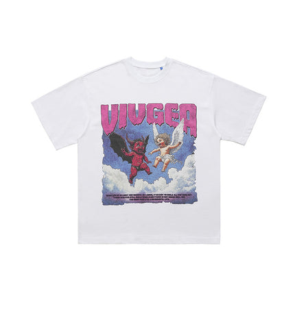 Heavy Small-Neckline Tee