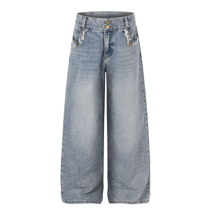 Heavy Washed Workwear Denim