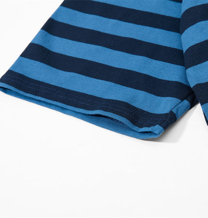 Summer men's polo shirt, loose casual letter print, ins, American street trend, color-blocked collar short-sleeve T-shirt, pure cotton