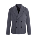 M / Dark gray suit