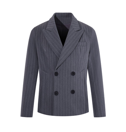 Relaxed Pinstripe Suit Set