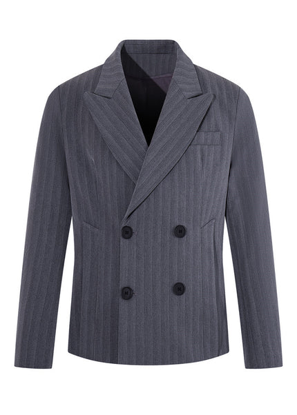 Relaxed Pinstripe Suit Set