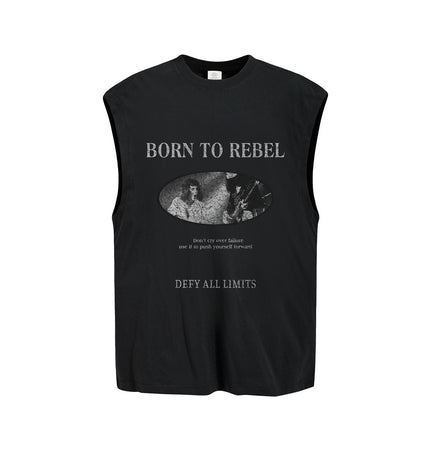 Vintage Portrait Wide-Shoulder Tank
