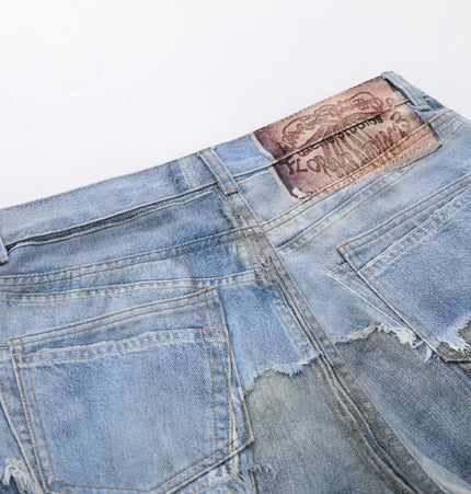 Distressed Denim short