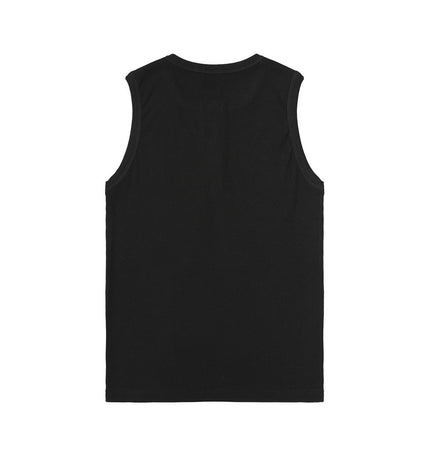 Ribbed Half-Button Tank