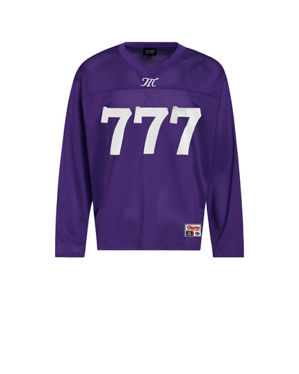Mesh Cut-Out Mesh Jersey
