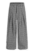 TALKLESSFASHION 3D-Plaid Modular Executive Slacks