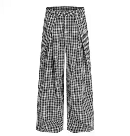 THETLSTUDIO 3D-Plaid Modular Executive Slacks