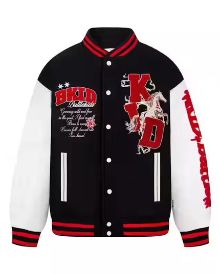 TALKLESSFASHION American Retro Baseball Jacket