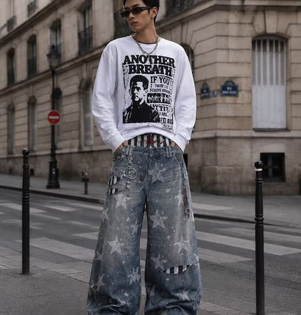 Curved Knife Denim