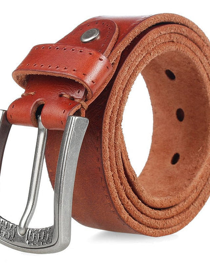 Mein Shop 0 Alloy Charm Leather Belt—-0898