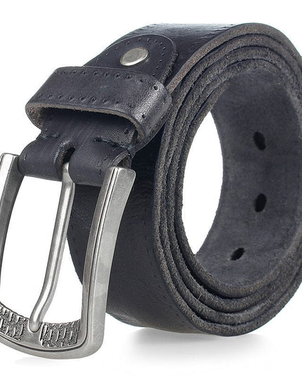 Mein Shop 0 Black / 105cm Alloy Charm Leather Belt—-0898