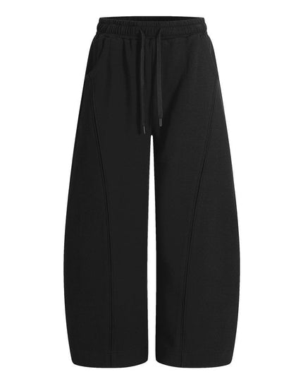 Mein Shop 0 Black / L American Retro  Drawstring sweatPants --7080
