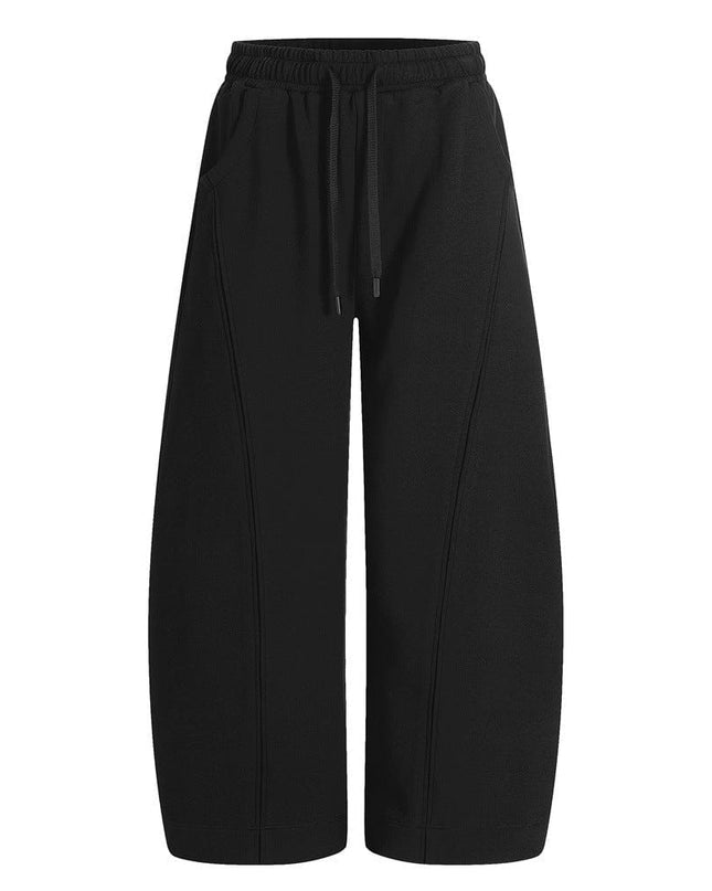 Mein Shop 0 Black / L American Retro  Drawstring sweatPants --7080