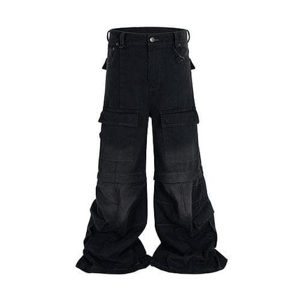 Mein Shop 0 Black / M Dual-Flex Distressed Jeans—1662