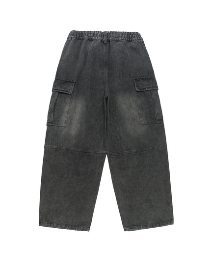 Mein Shop 0 Black / M Season New Washed Fried Flower Denim Trousers