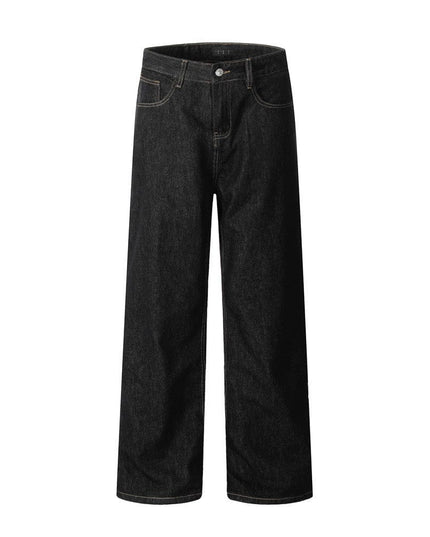 Mein Shop 0 Black / S Street Trend Pure Color All-matching Mop Trousers