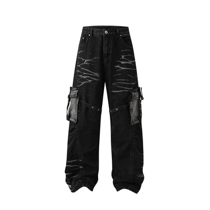 Mein Shop 0 Black / S Urban Retro Charm Denim jeans—6227