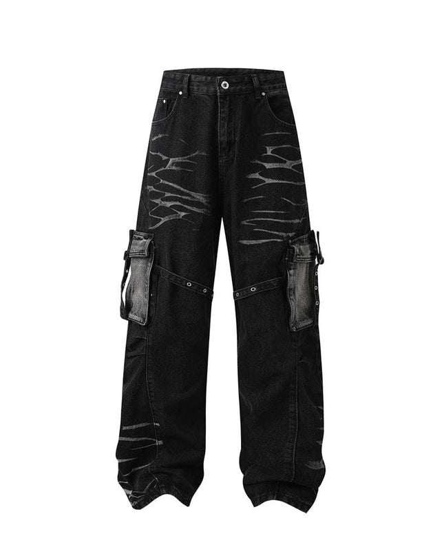Mein Shop 0 Black / S Urban Retro Charm Denim jeans—6227