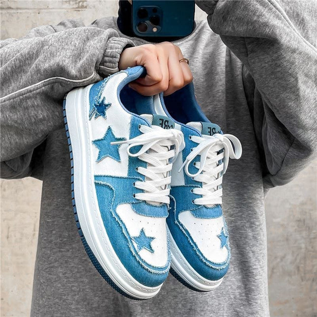 Mein Shop 0 Blue / 39 New Summer Casual Versatile Hight Increasing Board Shoes Men