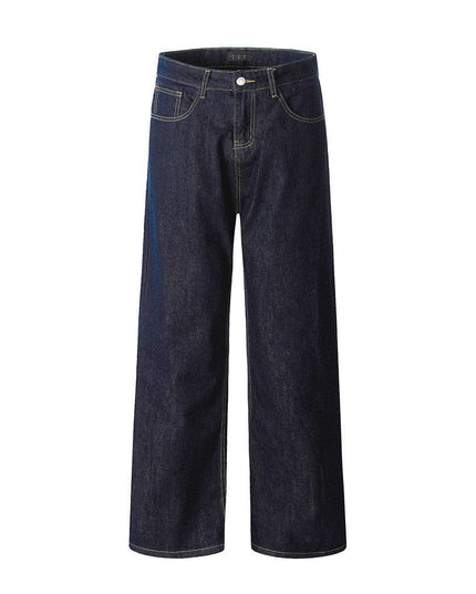 Mein Shop 0 Blue / S Street Trend Pure Color All-matching Mop Trousers