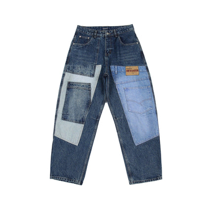 Mein Shop 0 Blue / S Vintage Patchwork Jeans —7097