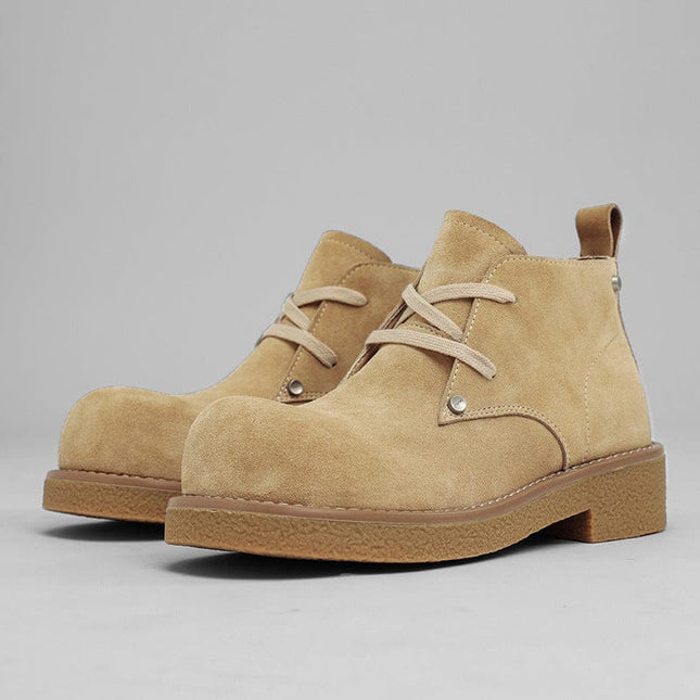 Mein Shop 0 Casual Platform Height-increasing Martain Boots Big Head Derby Shoes British Style