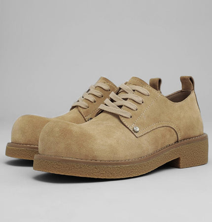 Mein Shop 0 Casual Platform Height-increasing Martain Boots Big Head Derby Shoes British Style