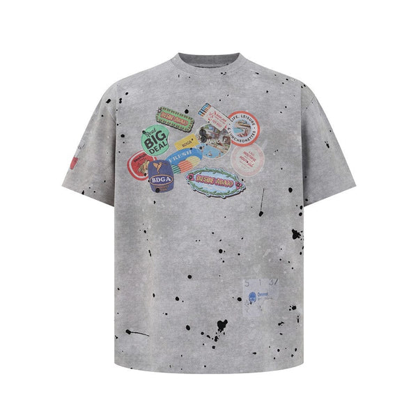Distressed Rebel Americana T-Shirt— 3755