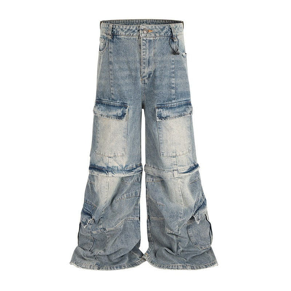 Dual-Flex Distressed Jeans—1662