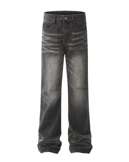 Mein Shop 0 G6381 / S Retro Cat Beard Straight Jeans—9753