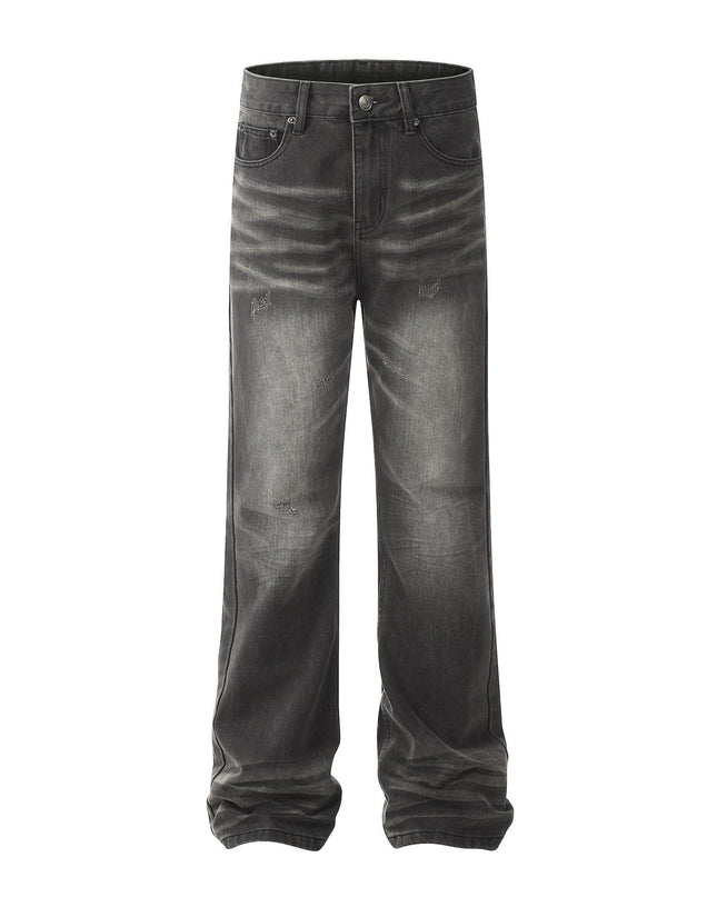 Mein Shop 0 G6381 / S Retro Cat Beard Straight Jeans—9753