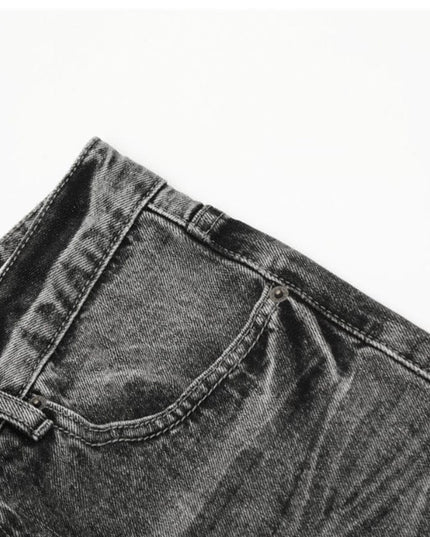 Mein Shop 0 Industrial Heritage Denim Straight Jeans—9865