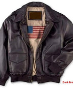 Leather Brown Flag / XS