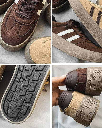 Mein Shop 0 Leather Platform Casual Brown Men's Shoes