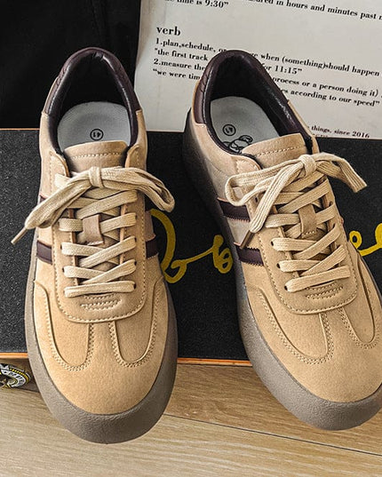 Mein Shop 0 Leather Platform Casual Brown Men's Shoes