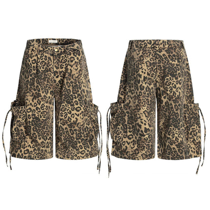 Mein Shop 0 Leopard Luxe Cropped short Jort—1993