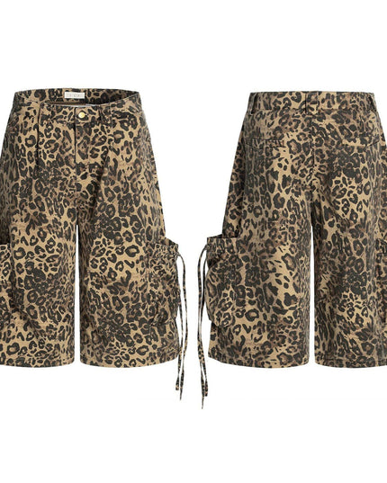 Mein Shop 0 Leopard Luxe Cropped short Jort—1993